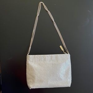 Metal Bag with gold Chain 🤗 Color Off White & Gold !.